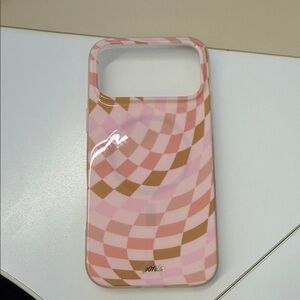 Sonix Pink and Tan Wave Pattern Phone Case